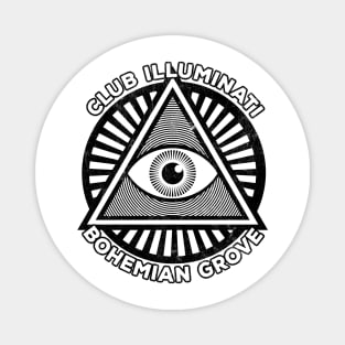 All-Seeing Eye / Illuminati / Bohemian Grove Magnet